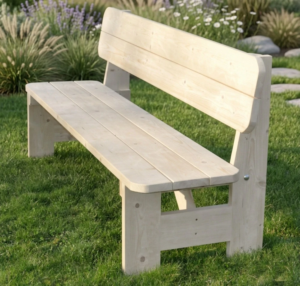 Zahradní lavička - Selský set