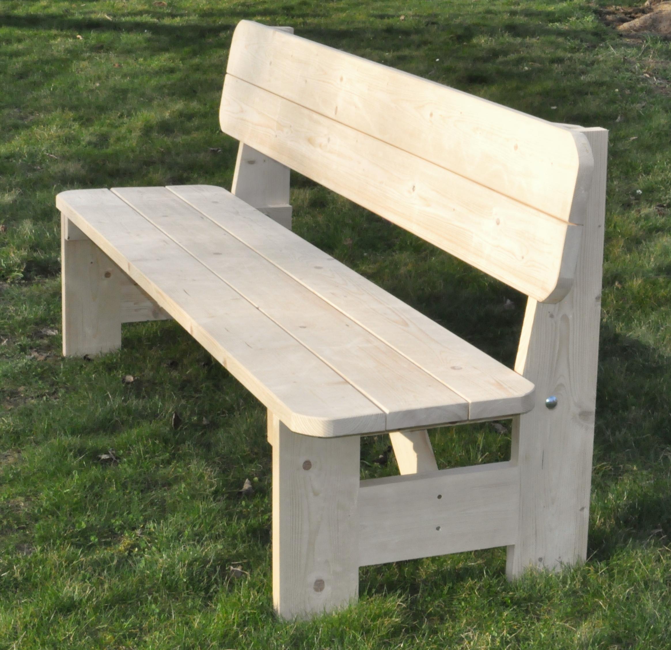 Zahradní lavička - Selský set
